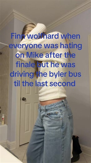 They really lobotomized Mike 💔💔 Can we all stay on the bus even tho the duffers ran it off a cliff #byler #strangerthings5 #finnwolfhard #mikewheeler