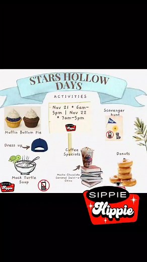 Stars Hollow Day is here and in full swing! Come stop by and be part of the magic. | Sippie Hippie
