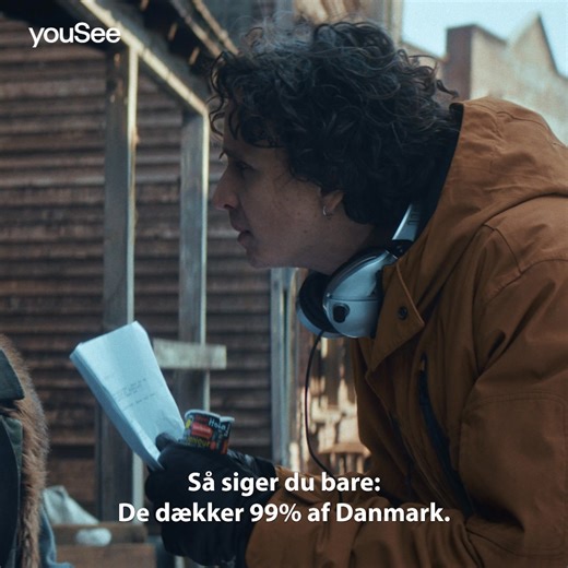 Du kan godt finde smilet frem. For har du YouSee Mobil, er du på Danmarks bedste mobilnet - for 10 år i træk. Danmarks bedste mobilnet leveres af TDC NET og er målt på mobiloplevelsen af Teknologisk Institut. Læs rapporten på yousee.dk/5g | YouSee
