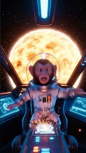 Monkey on the Sun ☀️🐒 (Unbelievable Real Scene)