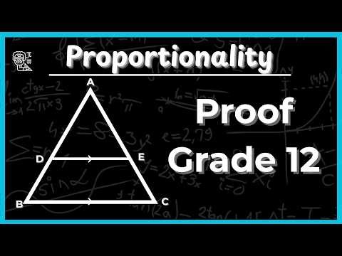 Proportionality Theorem Proof | Grade 12