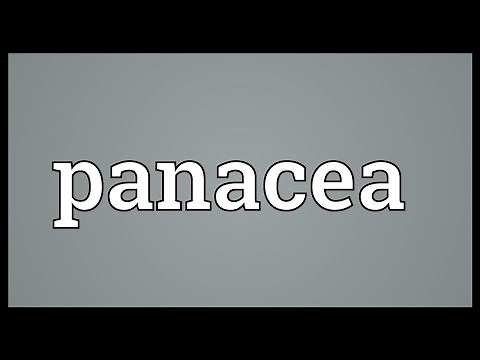 Panacea Meaning