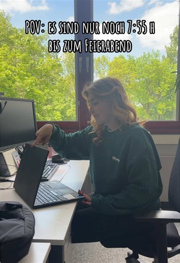 Ich würde bloß schon mal langsam anfangen … 🙂 #azubimovie #fyp #office #feierabend #corporate
