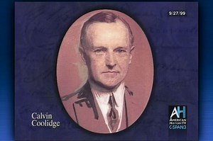 Calvin Coolidge Audio Recording