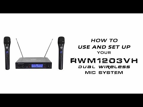 HOW TO SET UP YOUR RWM1203VH Dual Wireless VHF Microphone (Full DEMO & WALKTHROUGH)