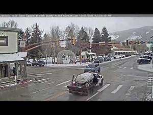 SeeJH.ai: Timelapse at Jackson Hole Broadway Town Square - December 7, 2025