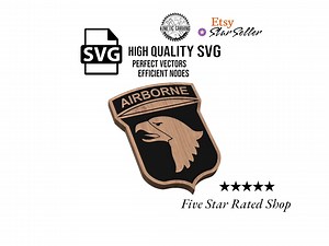 101st Airborne Division Logo SVG File: Military CNC, Laser Cut (digital Download) - Etsy