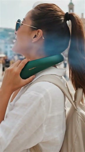 Portable Neck Fan – Stay Cool Anywhere | Summer Travel Gadget #shorts #amazonfinds #travel