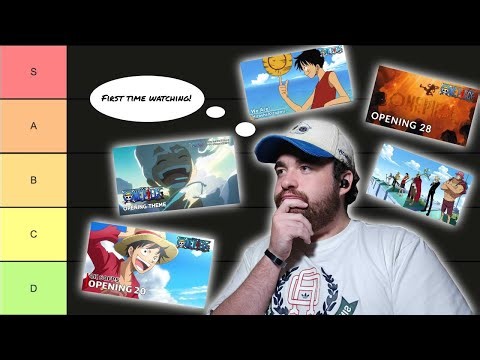 Watching EVERY ONE PIECE OPENING (1-28) for the first time (mostly) and ranking them