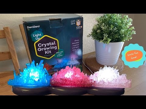 Crystal Growing Kit | Growing Crystals | Easy DIY Science Experiments For Kids to do at home
