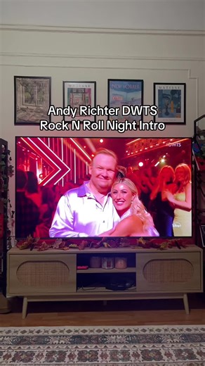 Andy Richter Shines on DWTS Rock N Roll Night