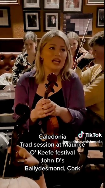 Irish Folk Music Session in Ballydesmond with Meadhbh Walsh and Dougie Maclean