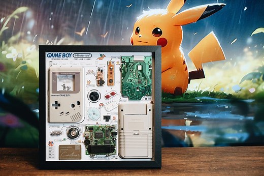 Disassembled Gameboy With Frame, Disassemble Art, Gameboy Teardown, Frame Wall Art, Wall Decor, 1st Gameboy, Gameboy Disassmbly, Game Decor - Etsy