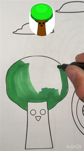 I Drew Mr Tree from Sprunki 🌳😱 #shortsviral