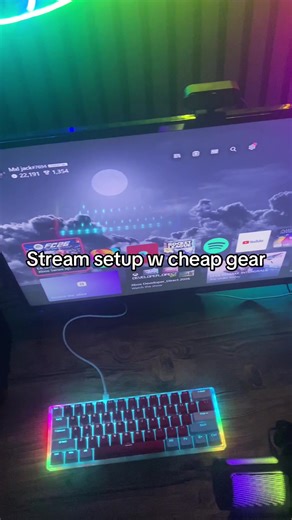 Affordable Stream Setup with Basic Gear