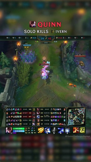 Quinn SOLO KILLS Ivern | KR Master Patch 26.20 #shorts