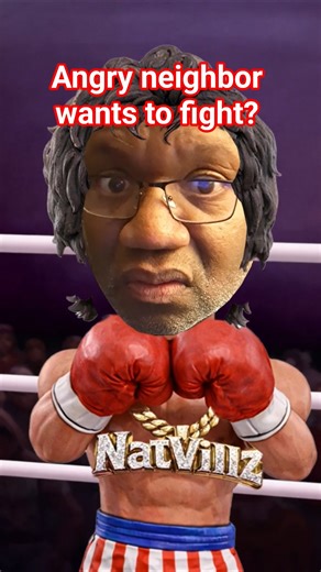 Angry neighbor wants to fight? #shorts