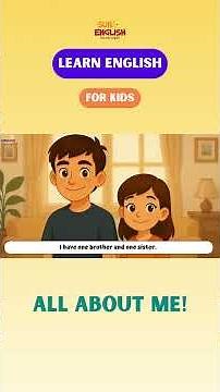 All About Me! | English Speaking for Kids | Self Introduction Video