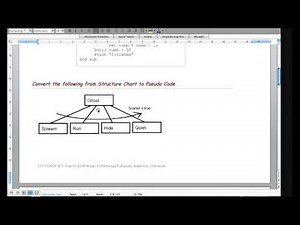 Structure Chart to Pseudo code - Iteration - Post-Test-loop