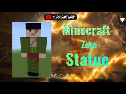 Minecraft Zoro Statue 