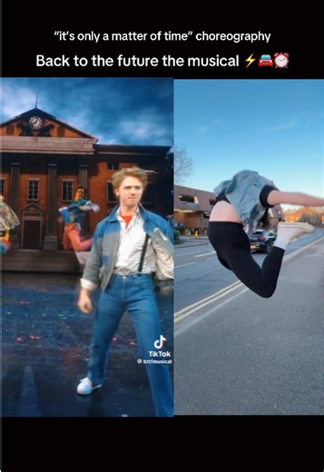 There’s something about that choreography!!😂🤩💙 #backtothefuture #bttf #musical @Back To The Future The Musical @Back to the Future Broadway