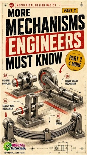⚙️ Mechanisms Every Mechanical Engineer Should Know — Part 2
