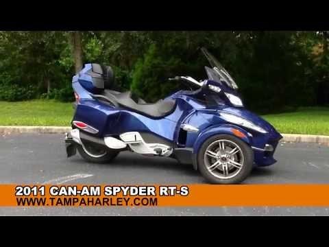 Used 2011 Can-Am Spyder RT-S - 3 wheel motorcycle for sale