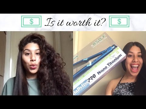 Unboxing the BaByliss Pro Straightener + Review