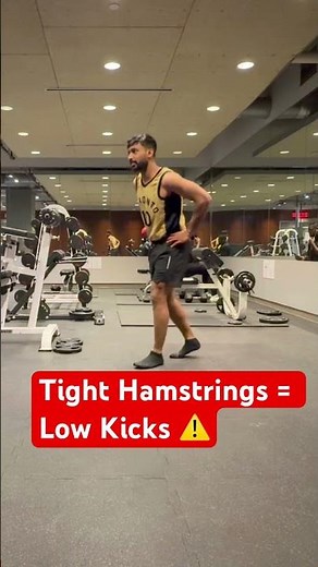 Tight Hamstrings = Low Kicks | Fix It With Ostrich Walks #shorts