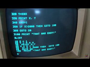 Apple Basic: simple multiplication executing 2000 times on real Apple IIe hardware