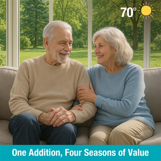 Bring the beauty of the outside into your sunroom year-round. Patio Enclosures® four season rooms let you enjoy your room all day, every day, no matter the weather outside during all four seasons of the year. Our four season rooms, also referred to as all season or year-round rooms, include added security features, sleek door handles and advanced weatherlock with interlock sashes. The thermal breaks and double-pane, insulated glass also allow you to heat and cool your room year-round. #patioencl