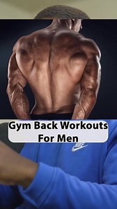 Gym Back Workouts for Men Here's a killer back workout plan to help you build strength and size: Warm-Up: Start by either spending 10 minutes in the sauna to loosen up, or go for a 10-minute walk on the treadmill to get your blood flowing. 1. Pull-Ups: 4 sets of 10 reps - For an added challenge, do these with bodyweight. If you're not there yet, feel free to use a resistance band or an assisted pull-up machine to help you complete the sets. **2. Lat Pulldowns:** 4 sets of 10 reps - Focus on cont