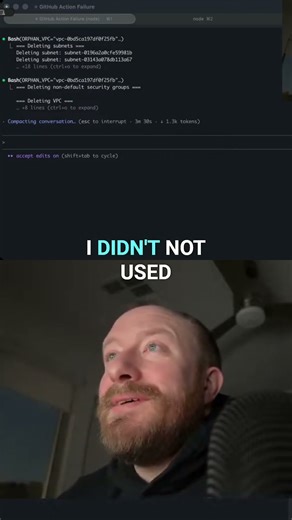 Coding Live: Cleaning Up Cloud Infrastructure Chaos! #shorts