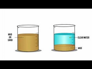 sedimentation and decantation process explanation.