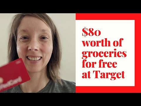 How to use the target red card to get free groceries