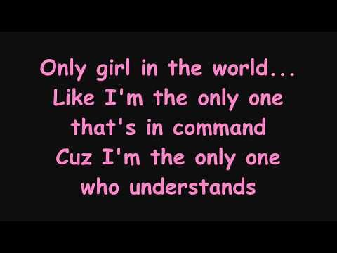 Rihanna - Only Girl (In The World) Lyrics(on screen)