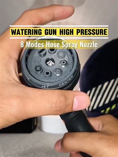 High Pressure 8 Modes Garden Hose Spray Nozzle
