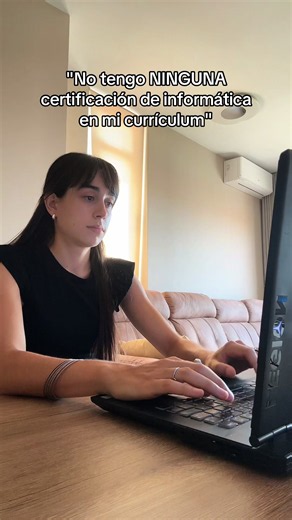 No tengo NINGUNA certificación de informática en mi currículum