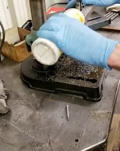 "The sensitivity on the tapping head is great compared to what we are finding on our big mill. Obviously if we were in a robo drill in might work well however part is too long. Additionally, we don’t want to tie up our mill this long." Credit: IG User @themachiningcenter | Practical Machinist