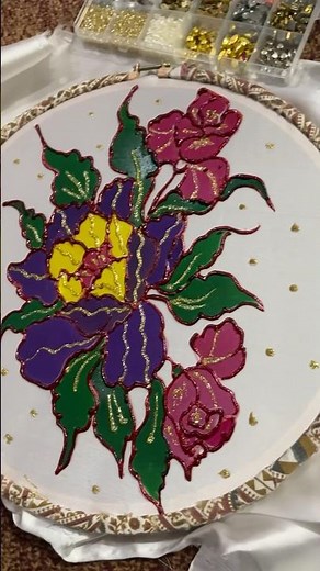 How to sketch and paint on silk fabric with silk paints and gutta cone