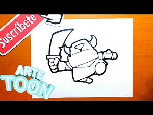 How to draw the mini pekka step by step