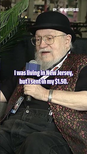 Did you know GEORGE R.R. MARTIN bought the FIRST EVER ticket to the 1st NEW YORK COMIC CON!? #shorts