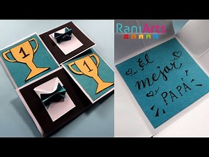 TARJETA PARA PAPÁ - Fácil y rápida - DIY