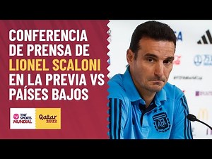 EN VIVO: Conferencia de prensa de Lionel Scaloni en la previa de Países Bajos vs. Argentina