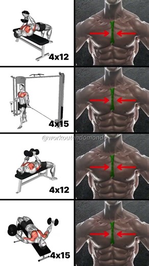 Sculpt your inner chest : best beginner workout for men 💪