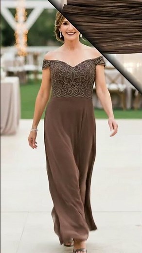 Chocolate Brown Mother of the Bride Dresses 2026: Elegant Designer Gowns for Bride's Mom