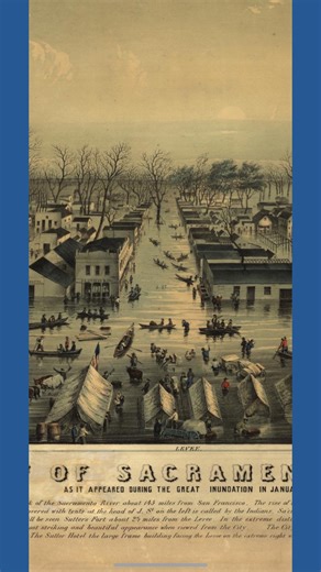 ON THIS DAY IN HISTORY: Sacramento’s first school permanently closed due heavy rainfall. The next month, Sacramento would experience the historic flood of 1850. | ABC10