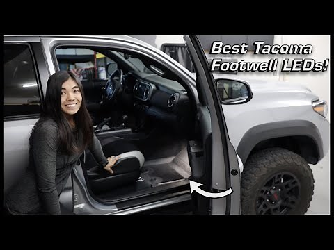 Automatic FOOTWELL Light Kit for my Tacoma! (Plug-and-Play) | Install + Review **SEE DESCRIPTION**