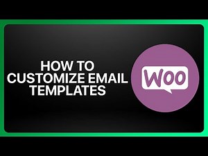 How To Customize Email Templates In WooCommerce ! Tutorial
