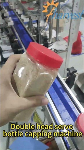 Double head servo bottle capping machine, Screw capper equipment